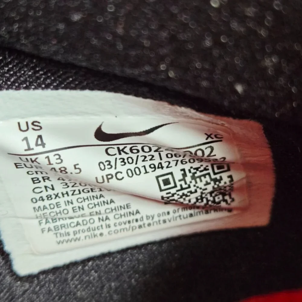 Nike LeBron Soldier 14 Black White Red Mens Sneaker Shoes Sz 14 CK6024-002